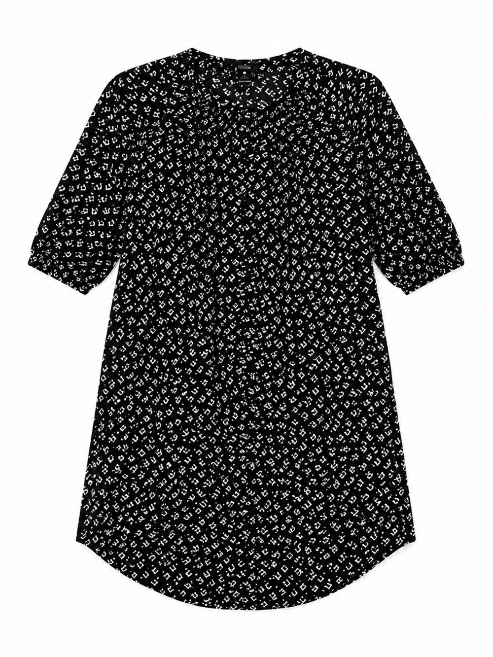 Aqua Black Printed Dress Shirt - Picture 4 of 7